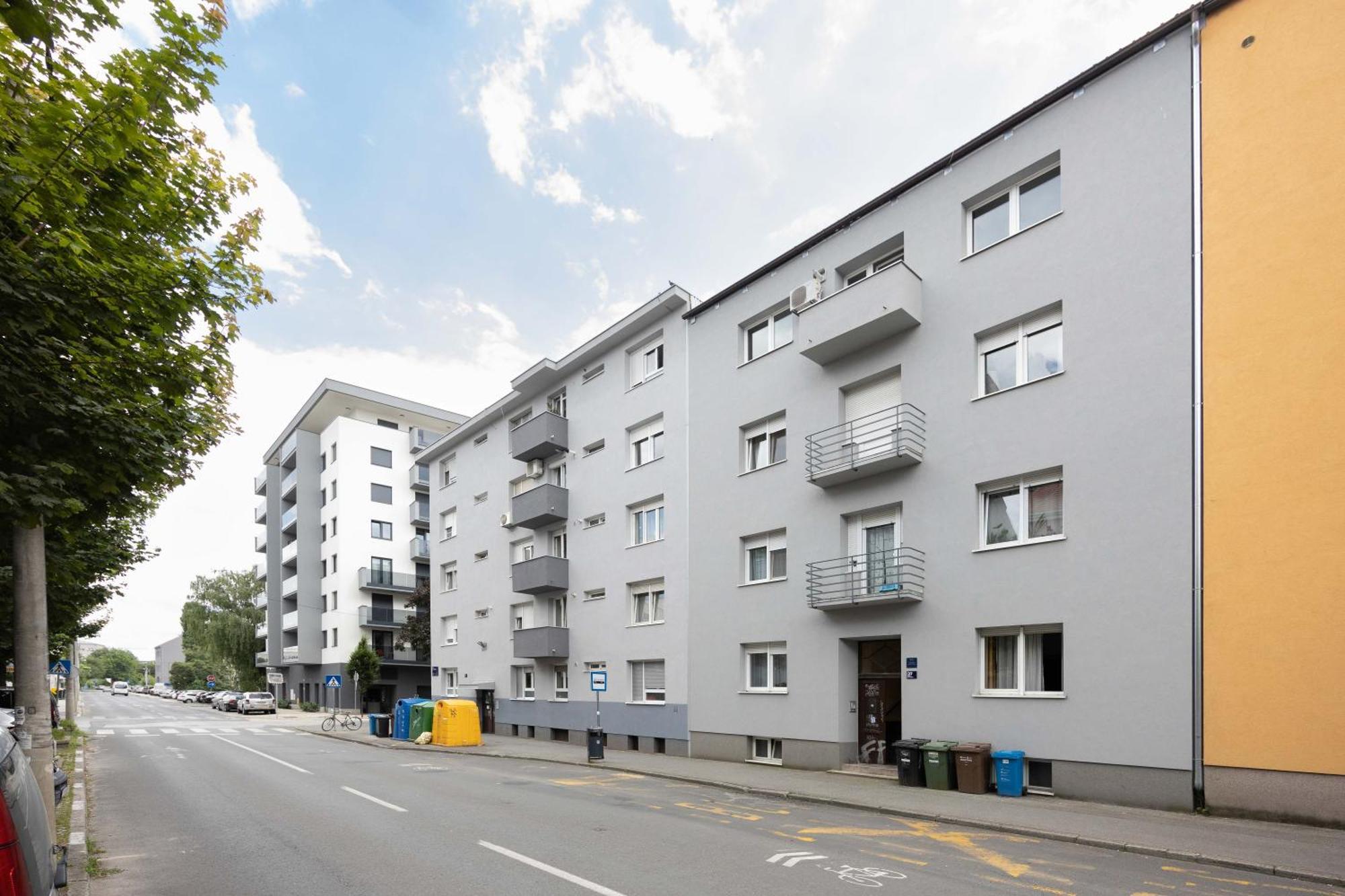 Apartmán Bright And Modern Studio Near City Center Záhřeb Exteriér fotografie